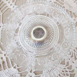 Crystal pedestal candy dish